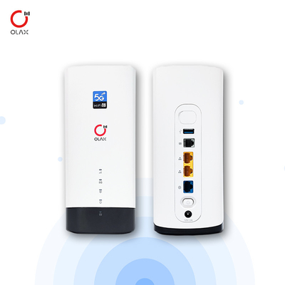 Olax G5018 5G CPE Modem WiFi6 Kablosuz Modem SIM kart yuvası ile taşınabilir WIFI kablosuz 5G yönlendirici