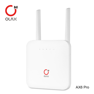 Endüstriyel LTE 4G CPE Kablosuz Yönlendirici SIM Kart WAN/LAN Modem Desteği 32 Cihaz OLAX AX6 PRO