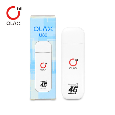 OLAX U80 4g Lte Wifi Dongle Tüm Sim Desteği USB Çubuk Modem ODM